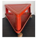METAL SHOP STOOL, 9 INCHES TALL