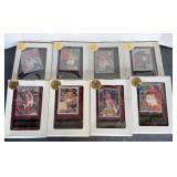 (8) PLAQUES OF BASKETBALL GREATS