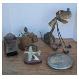 VINTAGE HUBCAP & METAL ART