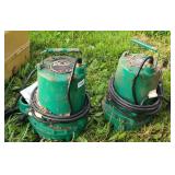 (2) SUMP PUMPS