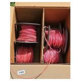 (6) PARTIAL SPOOLS OF 14 GAUGE WIRE