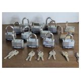 MASTER LOCKS W/ KEYS