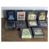 (10) ATARI VIDEO GAMES
