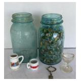 JAR OF MARBLES & MORE
