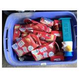 CAMP ROCK STICKERS & GIANT PEZ DISPENSER