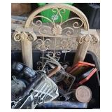APPLE PEELER, GARDEN DECOR & KITCHEN ITEMS