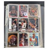 BOOK  OF VINTAGE NBA BASKETBALL CARDS