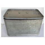 VINTAGE GALVANIZED EGG BOX