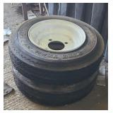 (2) TIRES 4.80 X 8