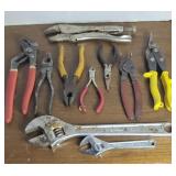 PLIERS & CRESCENT WRENCHES