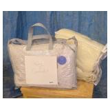 KING COVERLET & HEATED BLANKET
