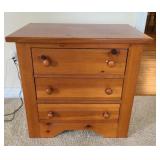 3 DRAWER CABINET STYLE CHILDS DRESSER