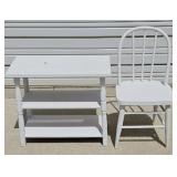 SMALL TABLE & CHAIR