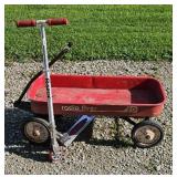 RADIO FLYER WAGON & RAZOR SCOOTER