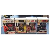 (4) STAR WARS POP FIGURES
