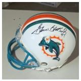 MIAMI DOLPHINS MINI HELMET SIGNED GLENN BLACKWOOD