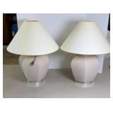 (2) TABLE LAMPS