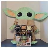 GROGU PLUSH, POP FIGURES, BABY YODA