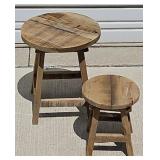 (2) SMALL STOOLS