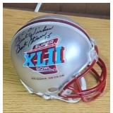 BART STARR SIGN SUPER BOWL 2009 MINI HELMET