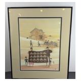 NEBRASKA LIMITED EDITION PRINT BY P BUCKLEY MOSS