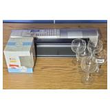 SHELF, GLASSWARE, WALLPAPER