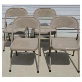 (4) METAL FOLDING CHAIRS