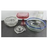 SQUARE COMPOTE, JUICER, SERVING BOWLS