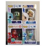 (4) DISNEY & COCA COLA POP FIGURES