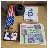 SUPER BOWL PLAQUE, PROGRAM, HAT, MUG