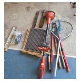 YARD TOOLS, GRILL GRATES, FISHING NET