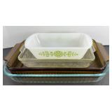 GLASBAKE LOAF PAN & ANCHOR BAKING DISHES