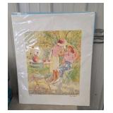 LIMITED EDITION CLAUDE FOSSOUX IMPRESSIONIST PRINT