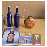 FORT SILL BOTTLE, LIQUOR, BEER BOOKS
