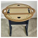 SMALL DECORATIVE AMISH DROP LEAF TABLE