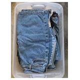 TOTE OF WOMENS SHORTS & JEANS