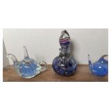 (3) JOE RICE PAPERWEIGHTS