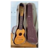 HARMONY UKULELE & CASE, WORN
