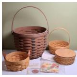 (4) LONGABERGER BASKETS