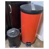 (2) TRASH CANS