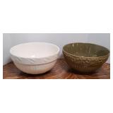 (2) LARGE DECORATIVE BOWLS