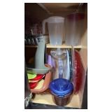 PITCHERS, PLASTIC CONTAINERS, FOIL PANS & MORE