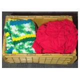 UNCOMPLETED PROJECTS, PILLOW, & HOOKS TOTE