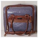 SAMANTHA BROWN TRAVEL BAG W/ COSMETIC BAG