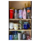 MUGS, WATER BOTTLES & GLASSES