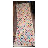 PATCHWORK QUILT W/ HANDWORK