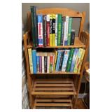 BOOKS & FOLDING BOOK SHELF