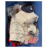 TOTE OF FABRIC
