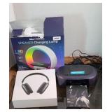 CHARGING LAMP, HEADPHONES, EARBUDS