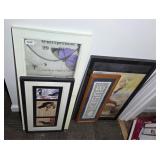 (4) ADVERTISING ART PRINTS